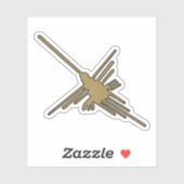 ナスカラインズハミングバード刺フェイクしゅうプリント シール (シート)