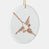 ナスカラインハミングバードスケッチ セラミックオーナメント (右)