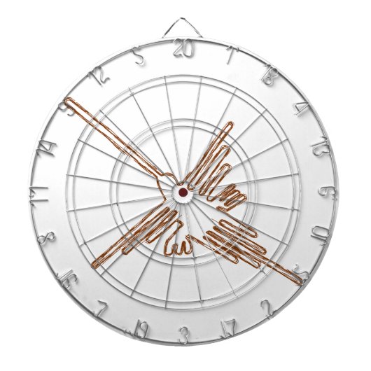 ナスカラインハミングバードスケッチ ダーツボード (正面)