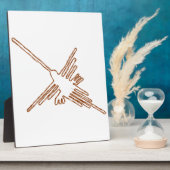 ナスカラインハミングバードスケッチ フォトプラーク (側面)