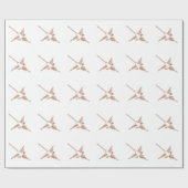 ナスカラインハミングバードスケッチ ラッピングペーパー (フラット)