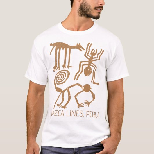 ナスカライン ペルー エイリアン Tシャツ (正面)