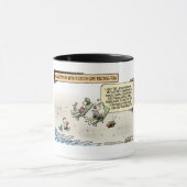 ナスカーの漫画のコーヒー・マグ マグカップ (中央)