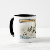 ナスカーの漫画のコーヒー・マグ マグカップ (正面左)