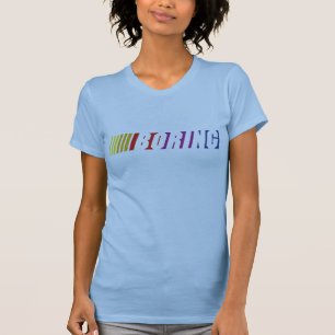 ナスカーの退屈すること Tシャツ