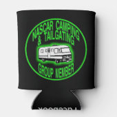 ナスカーキャンプとテールゲーティング 缶クーラー (裏面)