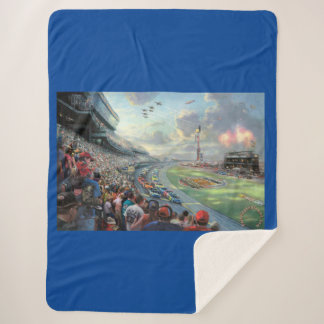 ナスカー毛布 シェルパブランケット