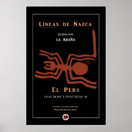 ナスカ・ジオグリフ – スパイダー ポスター