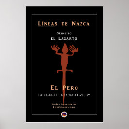 ナスカ・ジオグリフ・リザード ポスター