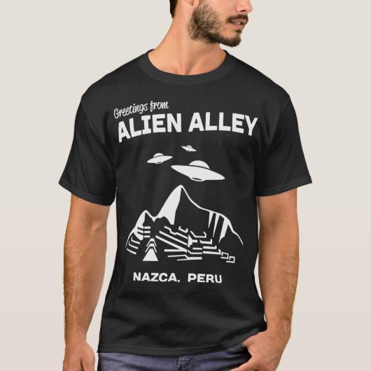ナスカ ペルー エイリアンアレー Tシャツ (正面)