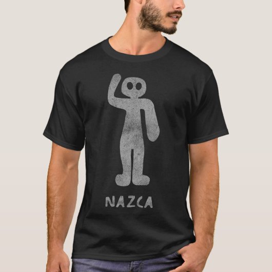 ナスカ・ラインズ宇宙飛行士 Tシャツ (正面)