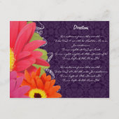 ナスガーベラ エンクロージャーカード (裏面)