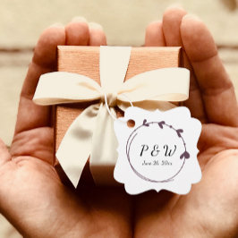 ナスシンプルハートリースモノグラ結婚ム フェイバータグ