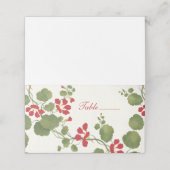 ナスタチウム折り畳み座席表 プレイスカード (外部開封)