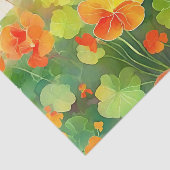 ナスタチウム鮮やか花 薄葉紙 (詳細)