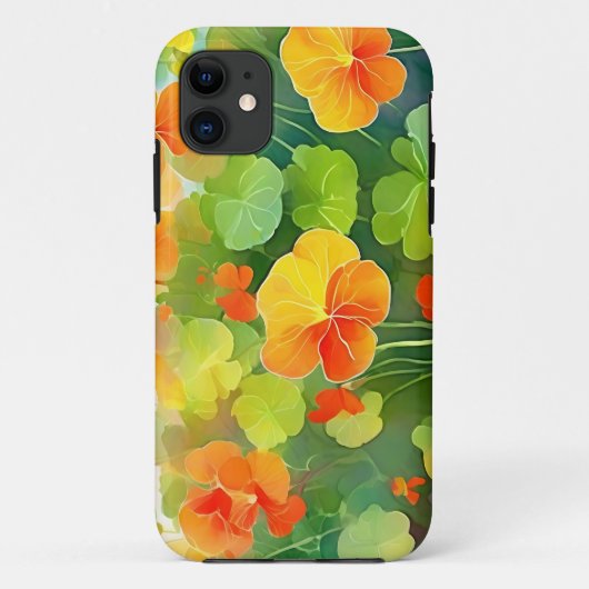ナスタチウム鮮やか花 Case-Mate iPhoneケース (裏面)