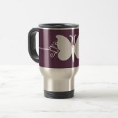 ナスチョウが渦巻くマグ トラベルマグ (正面左)