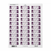 ナスバラ差出人住所ラベル ラベル (フルシート)