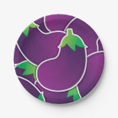 ナスファンキー植物 ペーパープレート (正面)