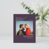 ナスモダンパーエレガントプル日付の写真を保存 セーブザデート (スタンド正面)