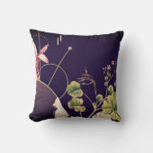 ナス梅芸術的抽象芸術 クッション (正面)