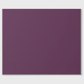 ナス無地の紫 ラッピングペーパー (フラット)