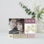 ナス秋のフローラ日付はがきを保存 案内ポストカード (スタンド正面)