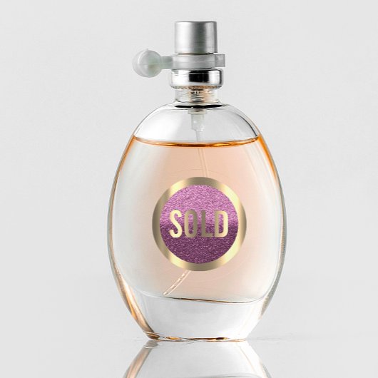 ナス紫のメタリの不動産の実在売り切れ ラウンドシール