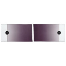 ナス紫の色が水玉模様で薄れる