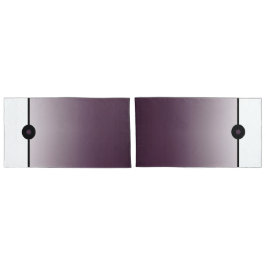 ナス紫の色が水玉模様で薄れる 枕カバー