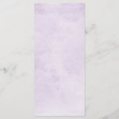 ナス紫プラムアイボリーホワイトフローラ結婚ズミー メニュー (裏面)