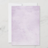 ナス紫プラムアイボリー白フローラカレンダー セーブザデート (裏面)