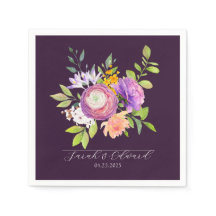 ナス紫ラヌンキュラスフローラ