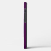 ナス紫無地の色 Case-Mate iPhoneケース (裏面 / 左)