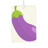 ナス絵文字カーエアーフレッシュナー カーエアーフレッシュナー (正面)