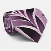 ナス葉パープルの美しい ネクタイ (ロール)