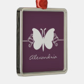ナス蝶スワーズプレミアムオーナメント メタルオーナメント (右)