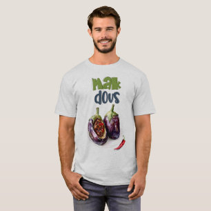 ナス詰まったクルミ、ニンニクمكدوس Tシャツ