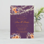 ナス・オレンジ・フローラ・ライト・バチェロレッテ 招待状 (スタンド正面)