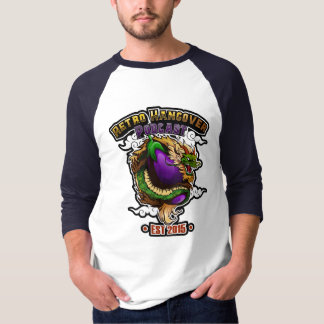 ナス・ドラゴンをゴップ3/4スリーブラグランティー Tシャツ