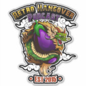 ナス・ドラゴンビニールのシールをゴップ シール (正面)