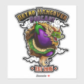 ナス・ドラゴンビニールのシールをゴップ シール (シート)