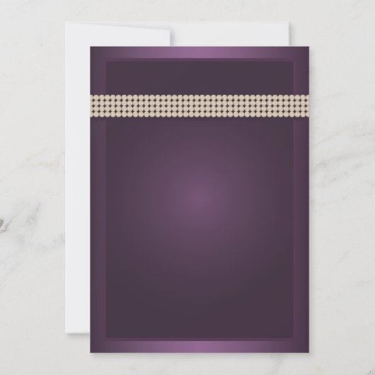 ナス・バタフライ・結婚式招待状 招待状 (裏面)