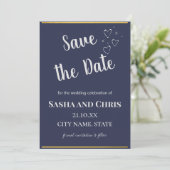 ナス・パープル&金ゴールドラブミニマルル セーブザデート (スタンド正面)