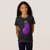 ナス – フルーツギフトフルーツナスおもしろいフルーツT Tシャツ (正面フル)