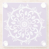 ナス・マンダラ ガラスコースター (裏面)