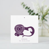 ナス・ライオン&ラムフラットホリデーカード シーズンカード (スタンド正面)