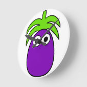 ナス ラウンド壁時計 (傾斜)