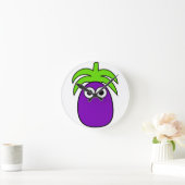 ナス ラウンド壁時計 (ホーム)