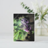 ナス&ラディッシュテンプレートはがき ポストカード (スタンド正面)